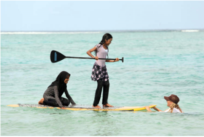 Miembros de Global Rescue en acción