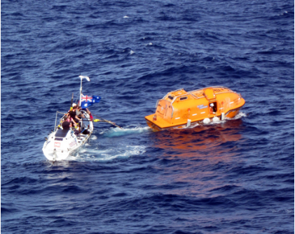 Global Rescue rescata con éxito a un remero en el Océano Índico