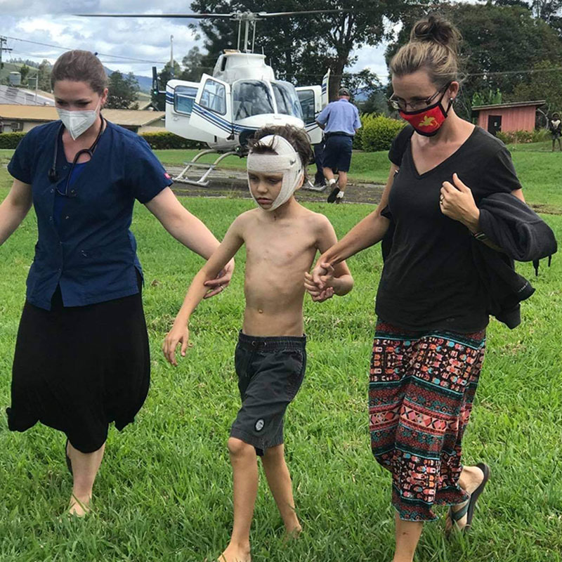 llegar a la clínica