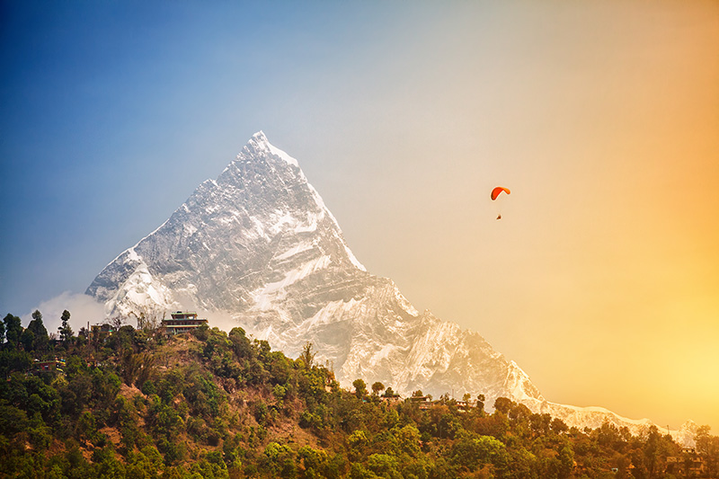 parapente en Nepal