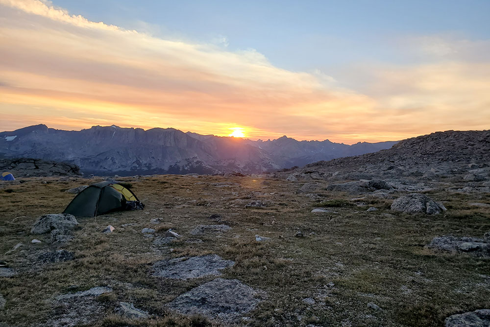 Traumatismos de llamas en la cordillera de Wind River